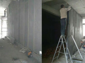 陕西汉中轻质复合隔墙板工程